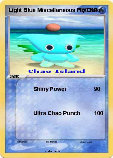 Pokemon Light Blue Miscellaneous Fly Chao