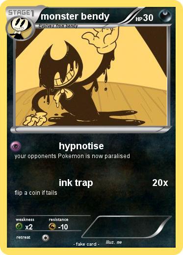 Pokemon monster bendy