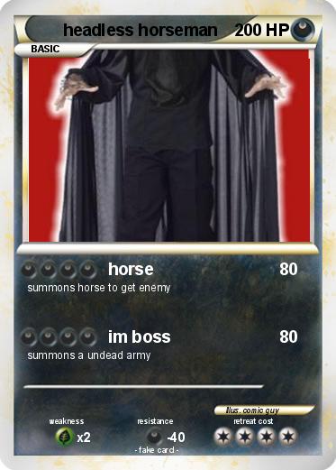 Pokemon headless horseman