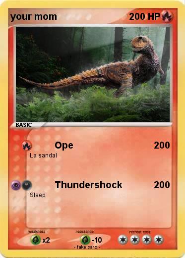Pokemon your mom