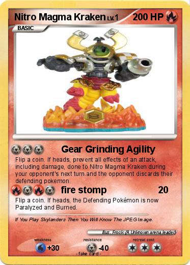 Pokemon Nitro Magma Kraken
