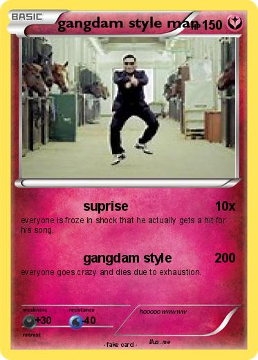 Pokemon gangdam style man