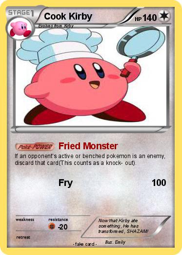 Pokemon Cook Kirby