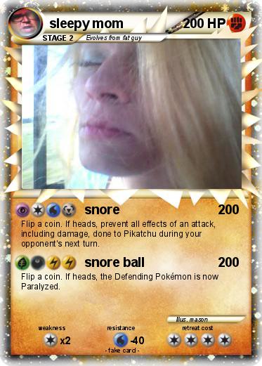 Pokemon sleepy mom