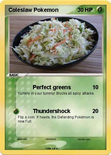 Pokemon Coleslaw Pokemon
