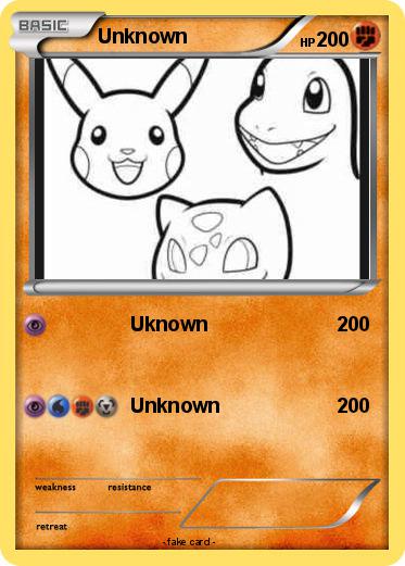 Pokemon Unknown