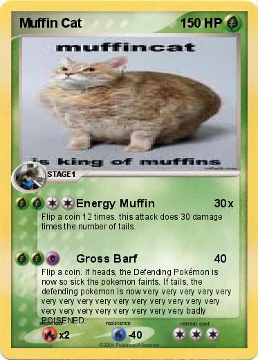 Pokemon Muffin Cat