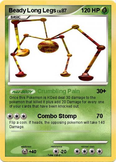 Pokemon Beady Long Legs