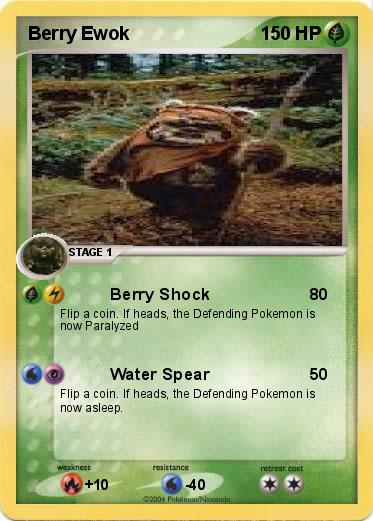 Pokemon Berry Ewok
