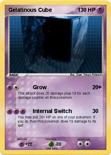 Pokemon Gelatinous Cube
