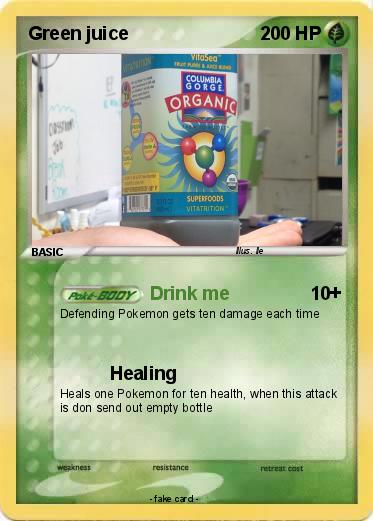 Pokemon Green juice
