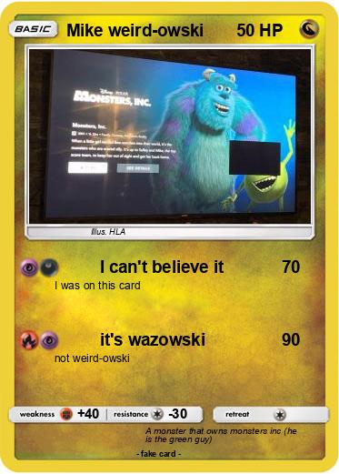 Pokemon Mike weird-owski