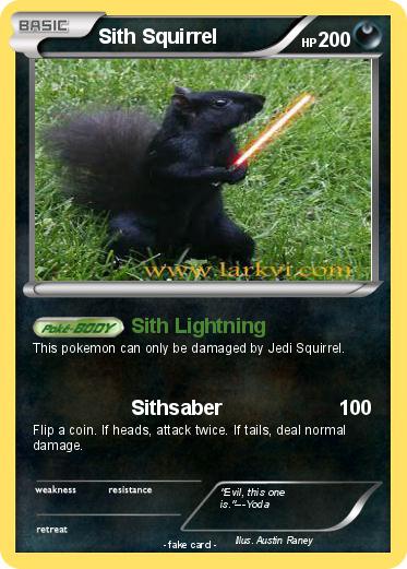 Pokemon Sith Squirrel
