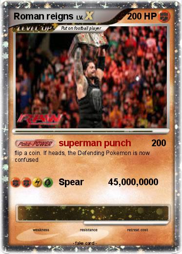 Pokemon Roman reigns