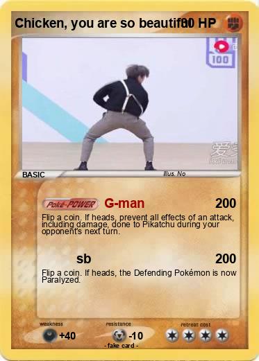 Pokemon Chicken, you are so beautiful