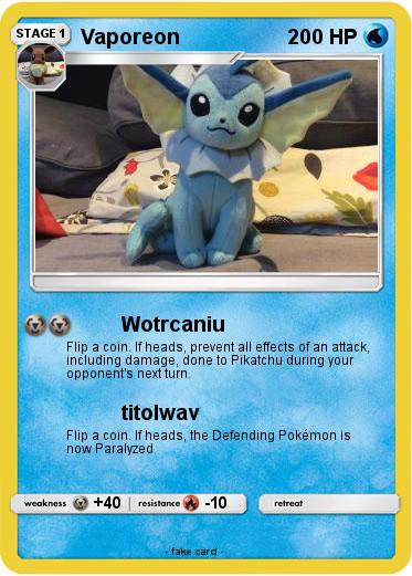 Pokemon Vaporeon