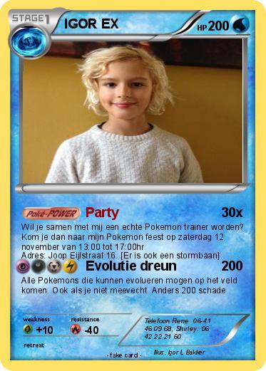 Pokemon IGOR EX