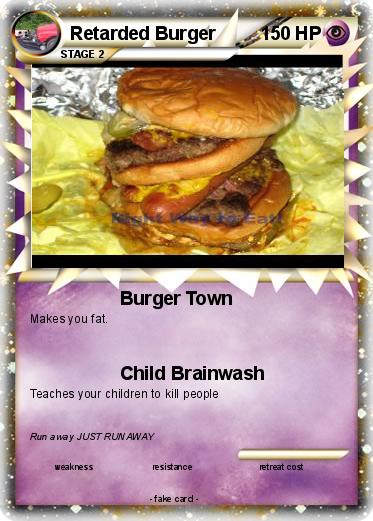 Pokemon Retarded Burger