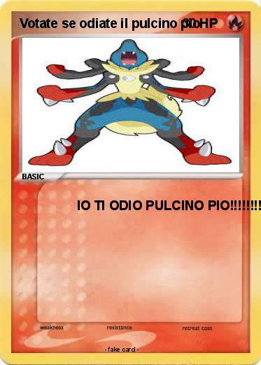 Pokemon Votate se odiate il pulcino pio
