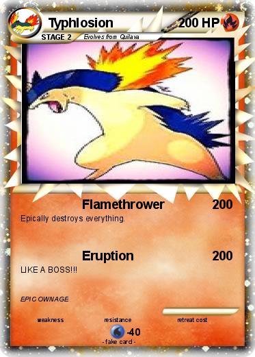 Pokemon Typhlosion