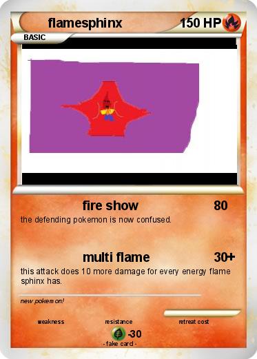 Pokemon flamesphinx