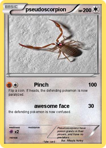 Pokemon pseudoscorpion