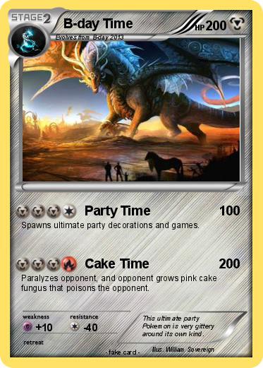 Pokemon B-day Time