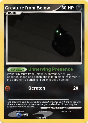 Pokemon Creature from Below