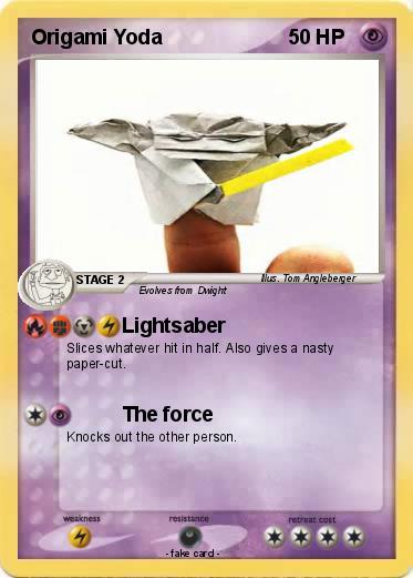 Pokemon Origami Yoda