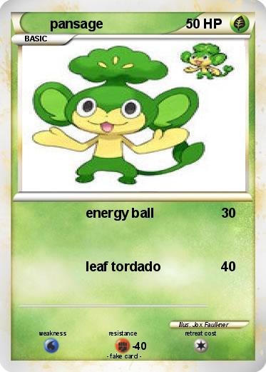 Pokemon pansage