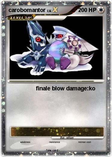 Pokemon carobomantor