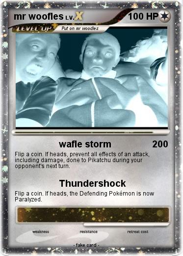 Pokemon mr woofles