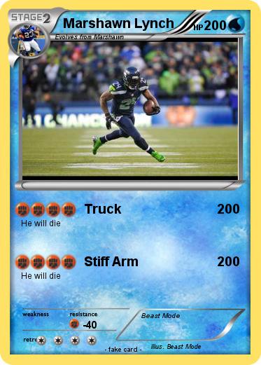 Pokemon Marshawn Lynch