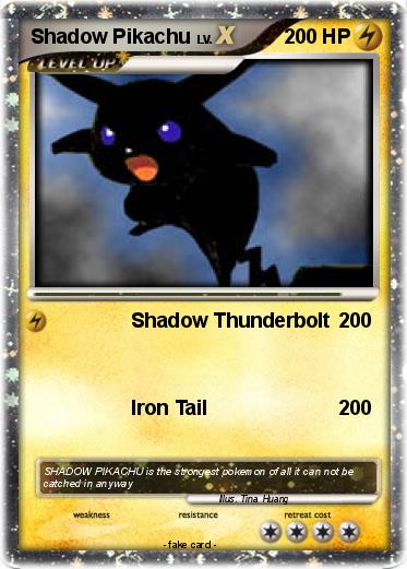 Pokemon Shadow Pikachu