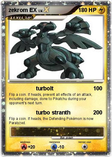 Pokemon zekrom EX