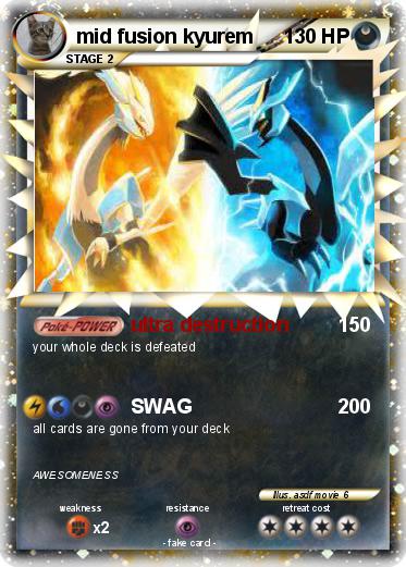 Pokemon mid fusion kyurem