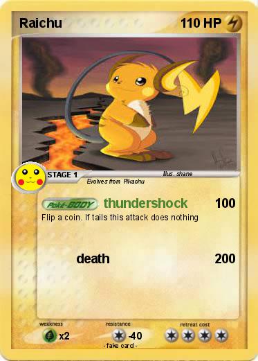 Pokemon Raichu