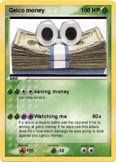 Pokemon Geico money