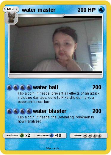 Pokemon water master