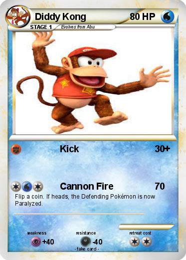 Pokemon Diddy Kong