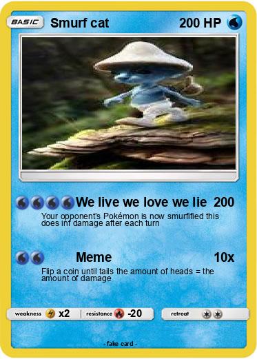 Pokemon Smurf cat