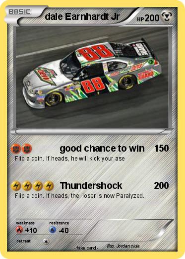 Pokemon dale Earnhardt Jr