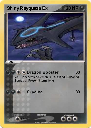Pokemon Shiny Rayquaza Ex