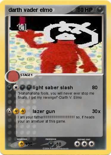 Pokemon darth vader elmo