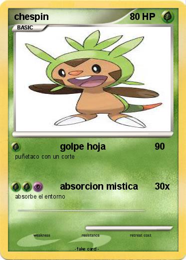 Pokemon chespin