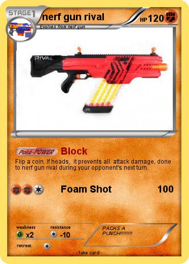 Pokemon nerf gun rival