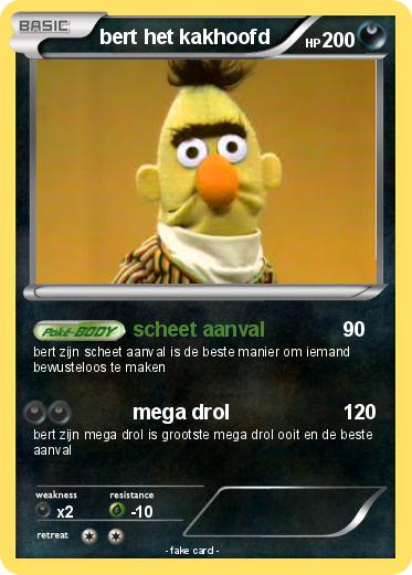 Pokemon bert het kakhoofd