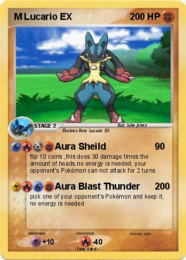 Pokemon M Lucario EX