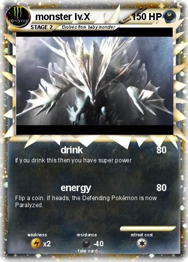 Pokemon monster lv.X