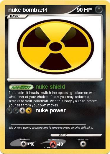 Pokemon nuke bomb